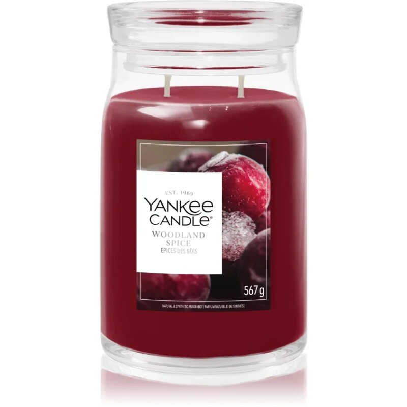 Yankee Candle Woodland Spice dišeča sveča 567 g