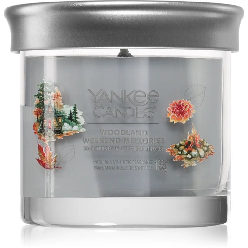 Yankee Candle Woodland Weekend Memories dišeča sveča 122 g