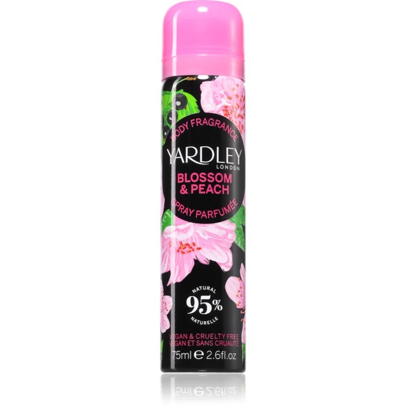 Yardley Blossom & Peach pršilo za telo za ženske 75 ml