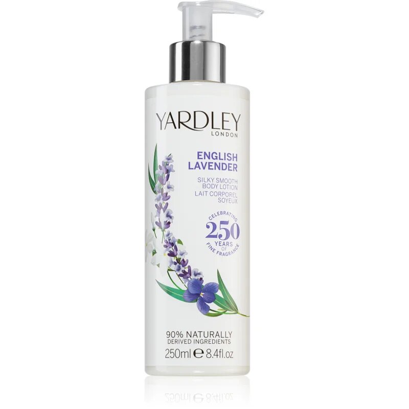 Yardley English Lavender mehčalno mleko za telo 250 ml