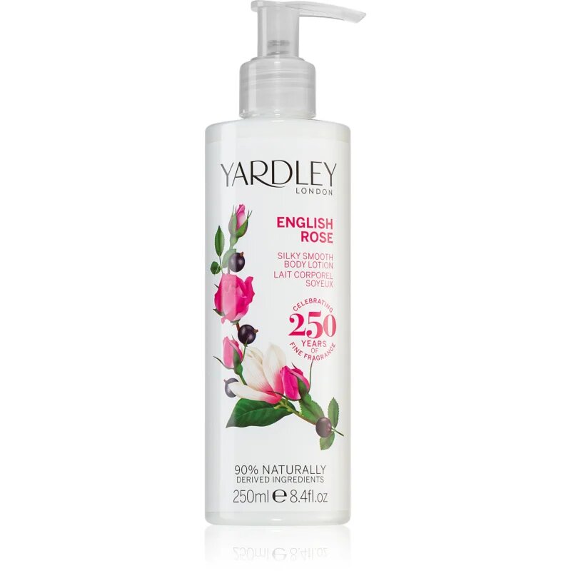 Yardley English Rose mehčalno mleko za telo 250 ml