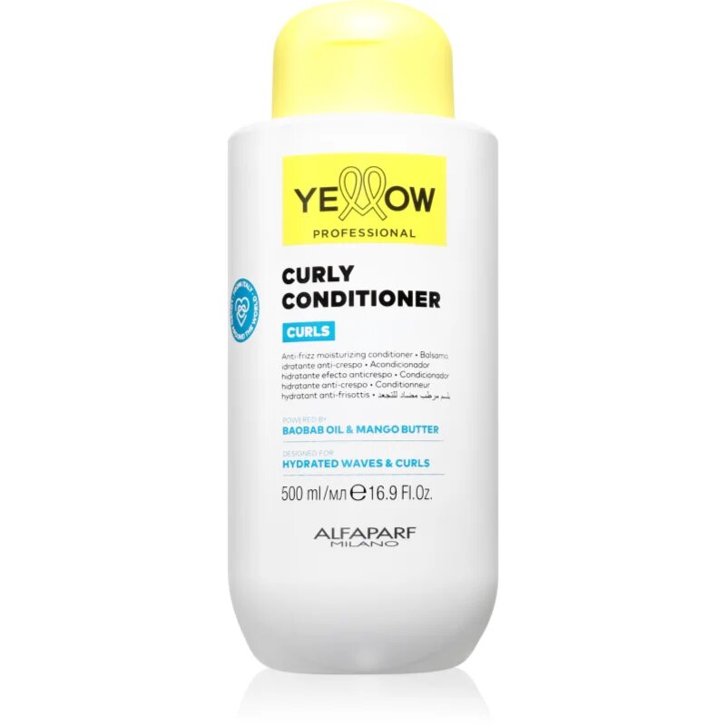 Yellow Professional Curls Curly Conditioner balzam za valovite in kodraste lase 500 ml