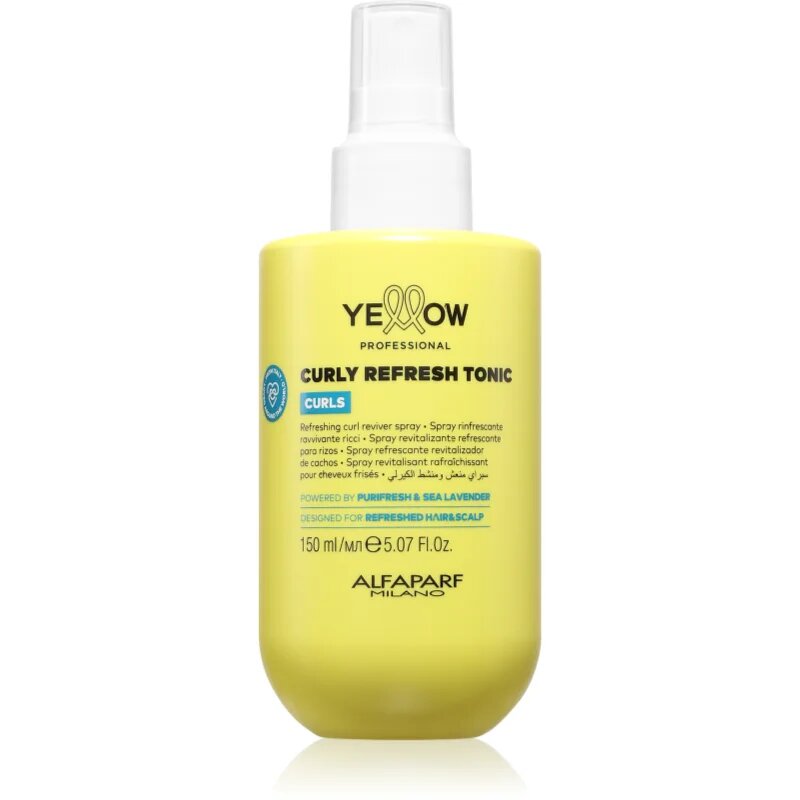 Yellow Professional Curls Curly Refresh Tonic pršilo za skodrane lase 150 ml
