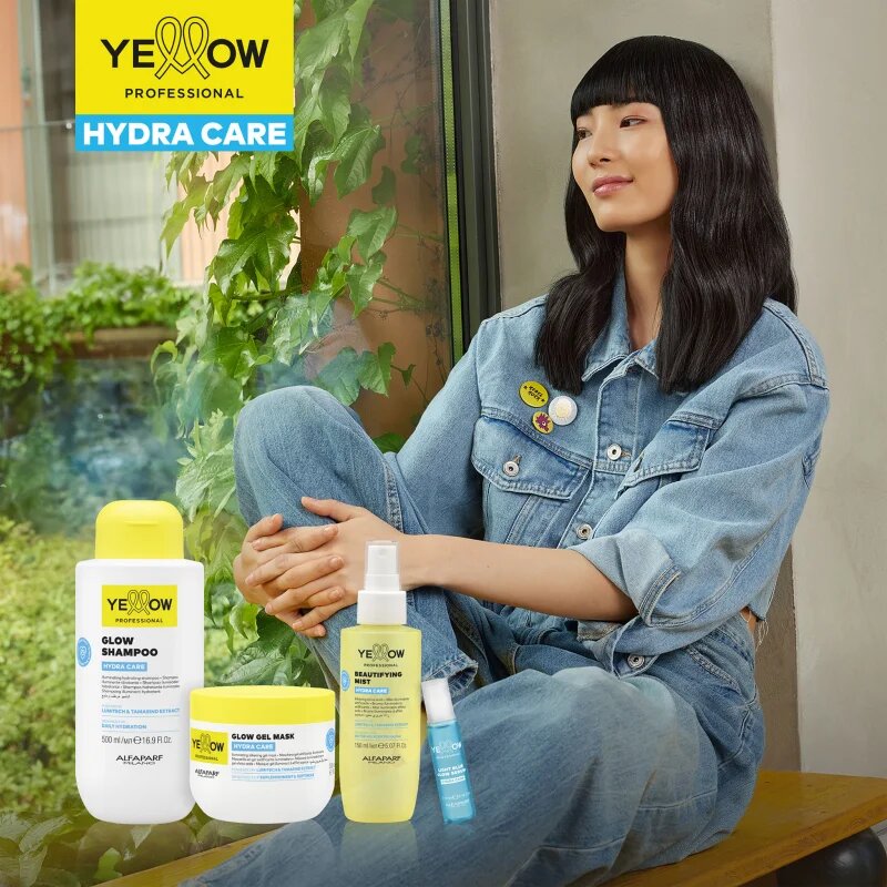Yellow Professional Hydra Care Glow Shampoo vlažilni šampon za vse tipe las 500 ml