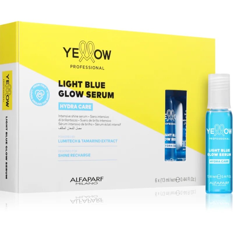 Yellow Professional Hydra Care Light Blue Serum serum za osvetljevanje za vse tipe las 6x13 ml