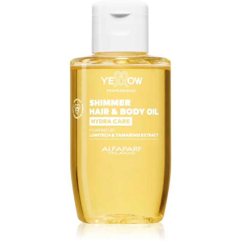 Yellow Professional Hydra Care Shimmer Hair & Body Oil vlažilno olje za vse tipe las 100 ml
