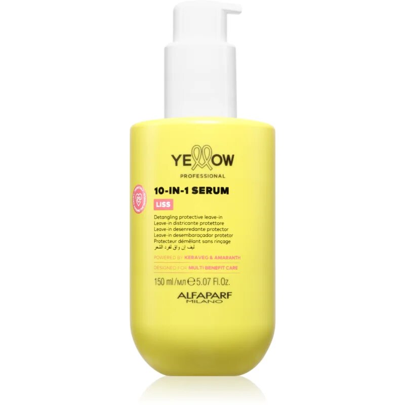 Yellow Professional Liss 10-IN-1 Serum serum brez spiranja za glajenje las 150 ml