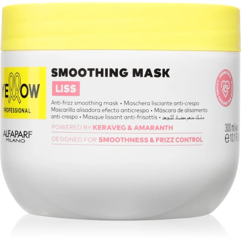 Yellow Professional Liss Smoothing Mask hranilna maska za gladke in sijoče lase 300 ml