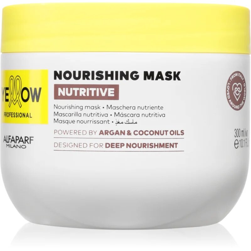 Yellow Professional Nutritive Nourishing mask hranilna maska za suhe in krhke lase 300 ml