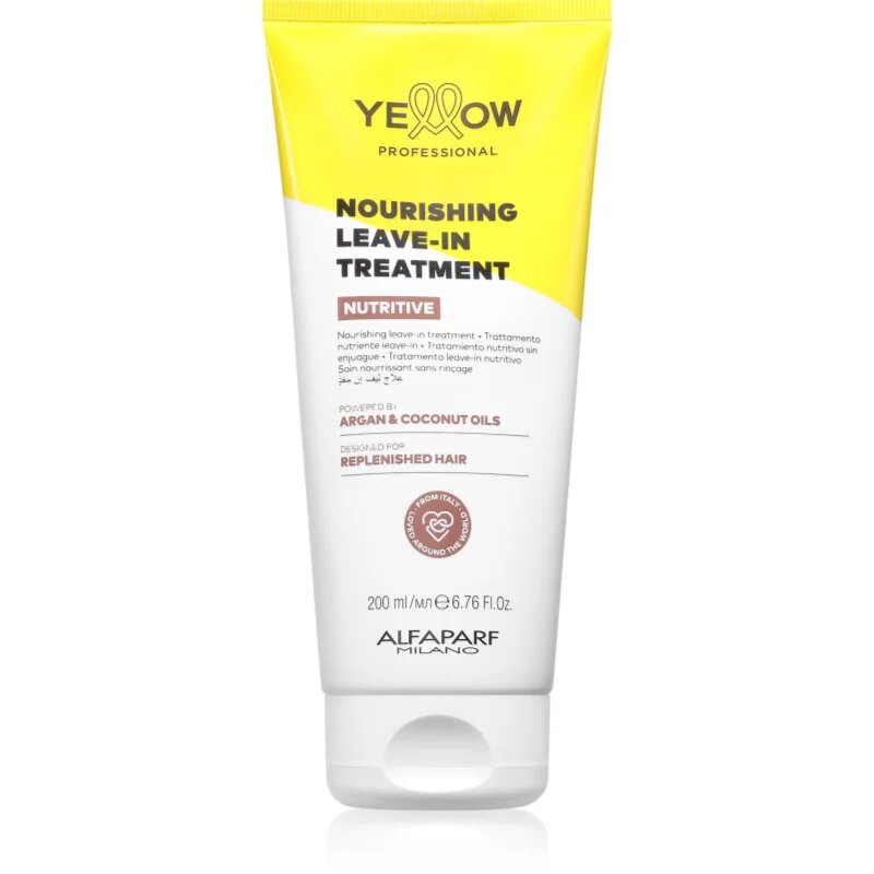 Yellow Professional Nutritive Nourising Leave-in Treatment nega brez spiranja za suhe in krhke lase 200 ml