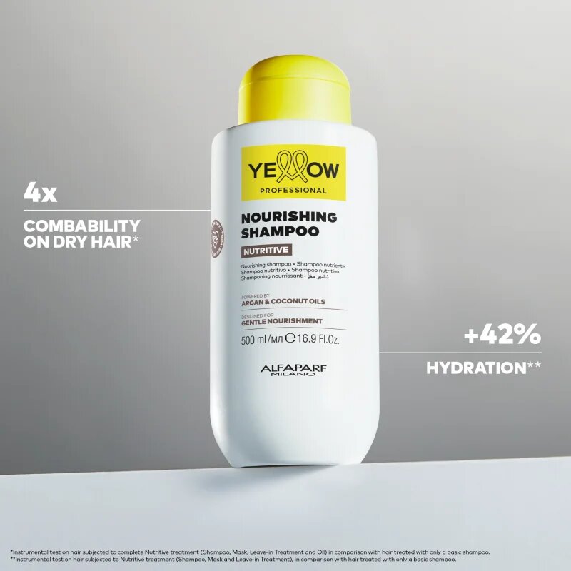 Yellow Professional Nutritive Shampoo šampon za suhe in krhke lase za lase 500 ml