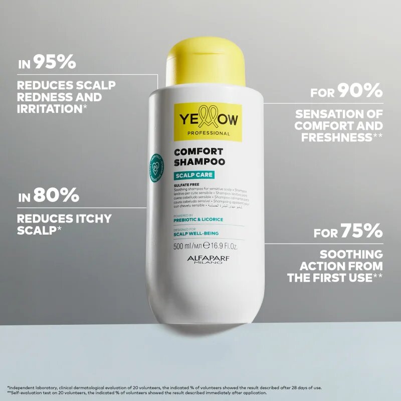Yellow Professional Scalp Care Comfort Shampoo šampon za občutljivo lasišče 500 ml