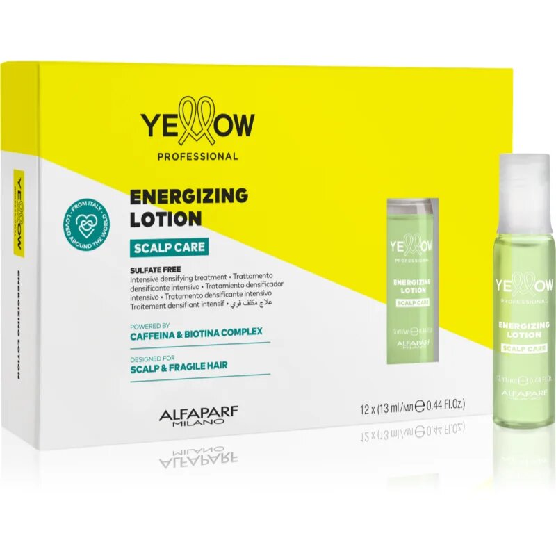 Yellow Professional Scalp Care Energizing Lotion intenzivni tretma za obnovitev gostote las 12x13 ml