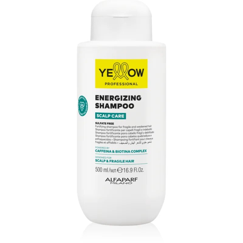 Yellow Professional Scalp Care Energizing Shampoo šampon za okrepitev las za oslabljene in krhke lase nagnjene k izpadanju 500 ml