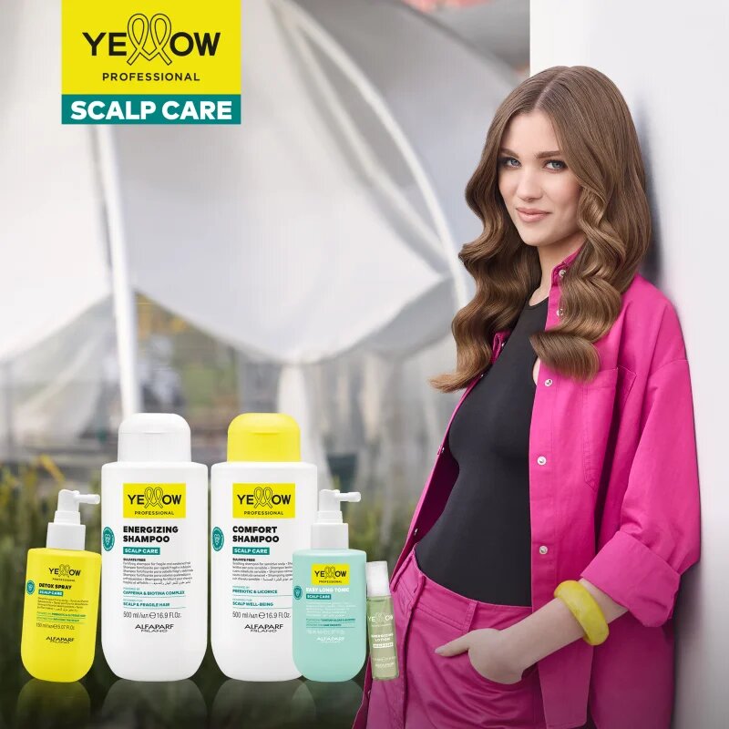 Yellow Professional Scalp Care Energizing Shampoo šampon za okrepitev las za oslabljene in krhke lase nagnjene k izpadanju 500 ml