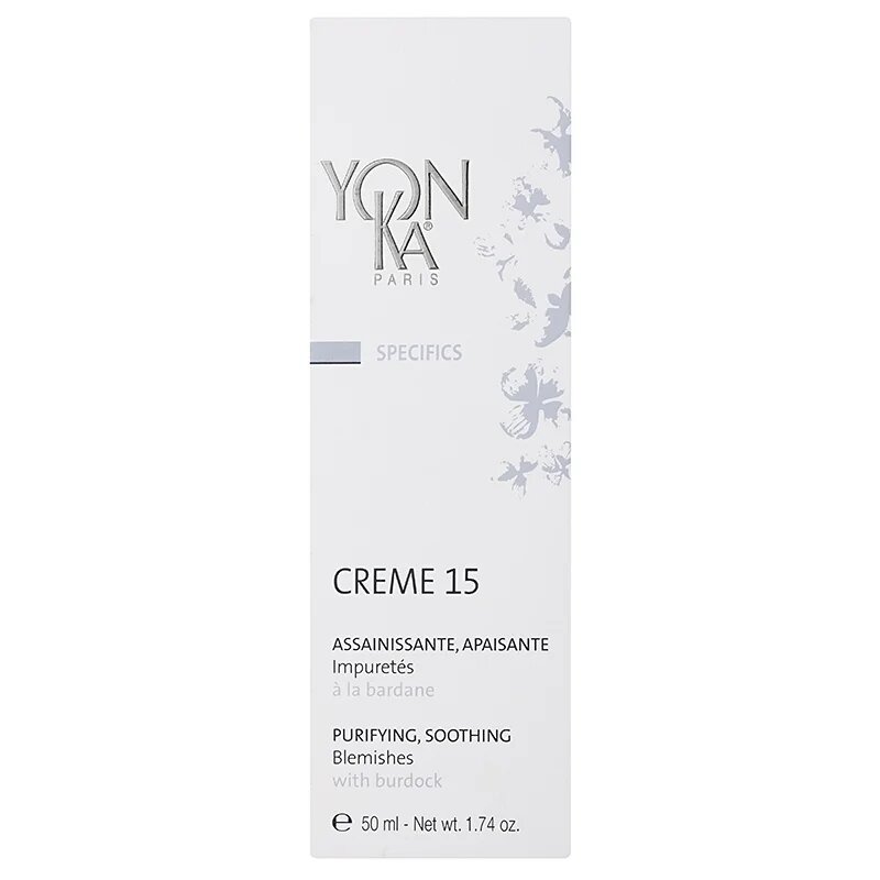 Yon-Ka Specifics Creme 15 pomirjujoča krema za kožo z nepravilnostmi 50 ml
