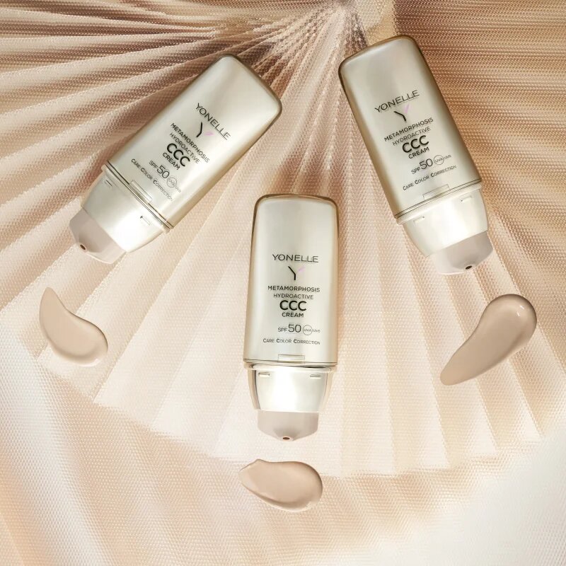 Yonelle Metamorphosis tonirana krema za obraz SPF 50 odtenek Gold Tan 30 ml