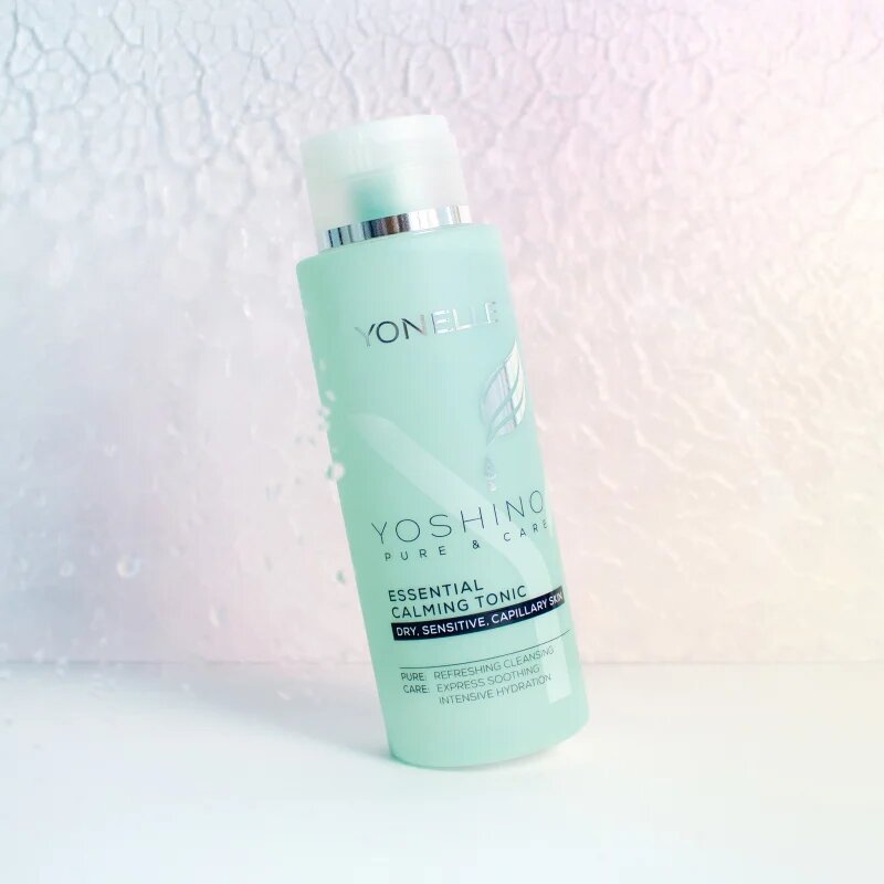 Yonelle Yoshino Pure&Care esencialni pomirjevalni tonik za občutljivo in pordelo kožo 400 ml