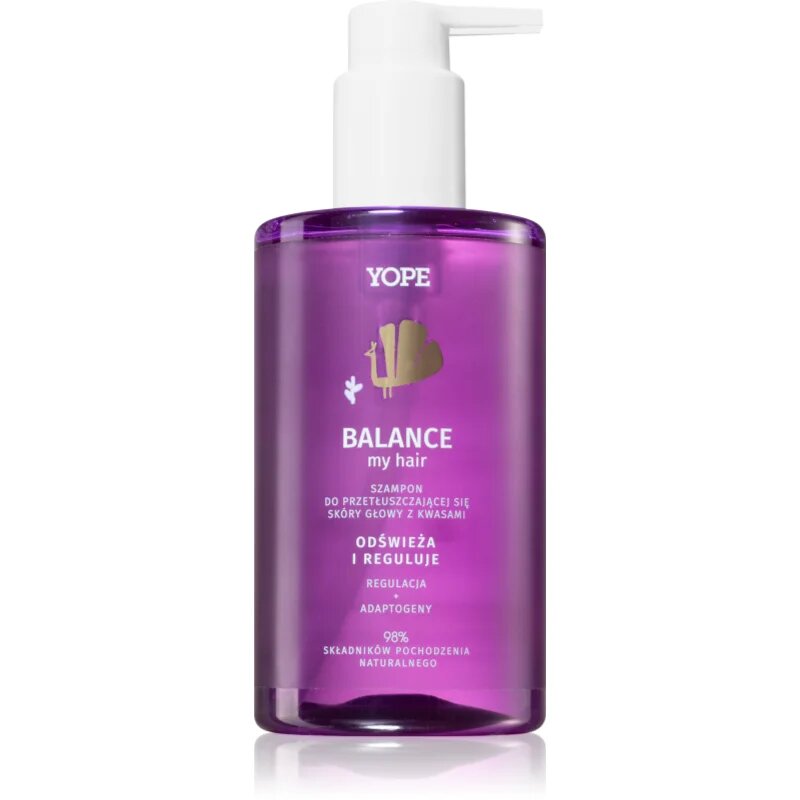 Yope BALANCE my hair čistilni šampon za mastno lasišče 300 ml