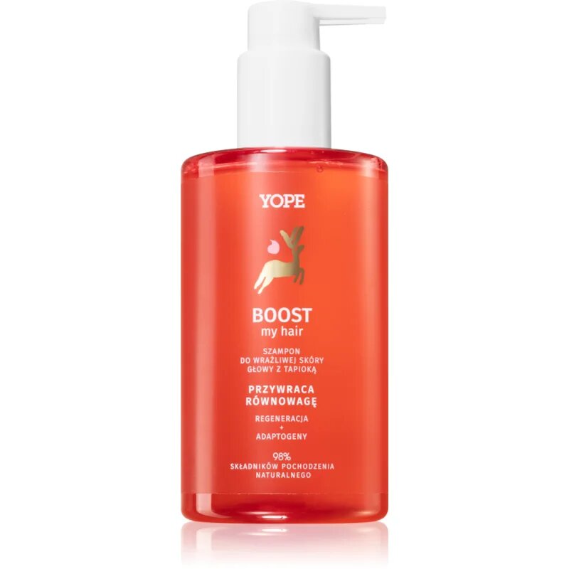 Yope BOOST my hair šampon za občutljivo in razdraženo lasišče 300 ml
