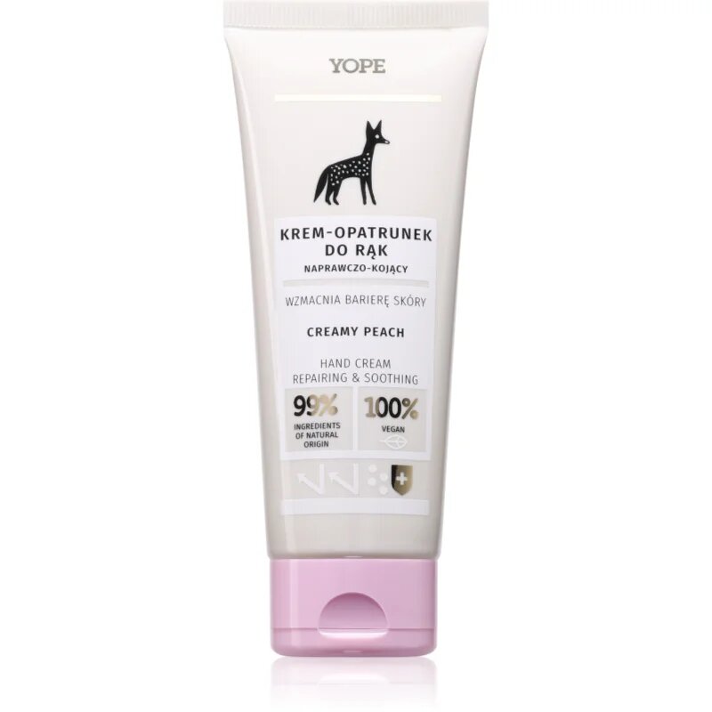 Yope Creamy Peach intenzivno vlažilna krema za roke 50 ml