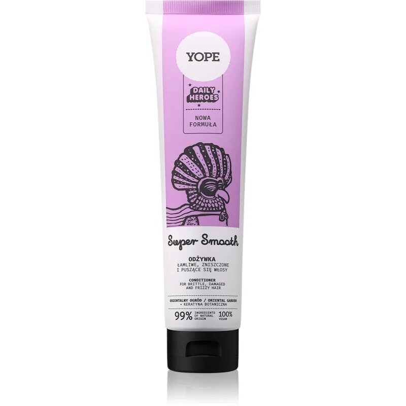 Yope Daily Heroes Smooth Conditioner Oriental Garden krepilni balzam za poškodovane in krhke lase 170 ml