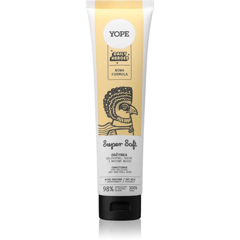 Yope Daily Heroes Soft Conditioner Oat Milk krepilni balzam za krhke lase 170 ml