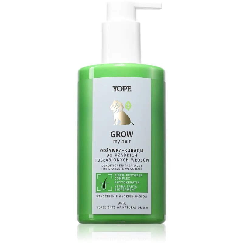 Yope Grow My Hair balzam za volumen za šibke lase 300 ml