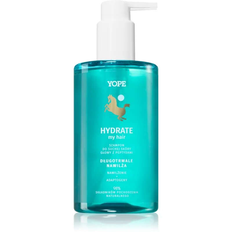 Yope HYDRATE my hair vlažilni šampon za suho in srbeče lasišče 300 ml