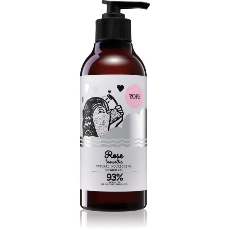 Yope Rose & Boswellia gel za prhanje s hranilnim učinkom 400 ml