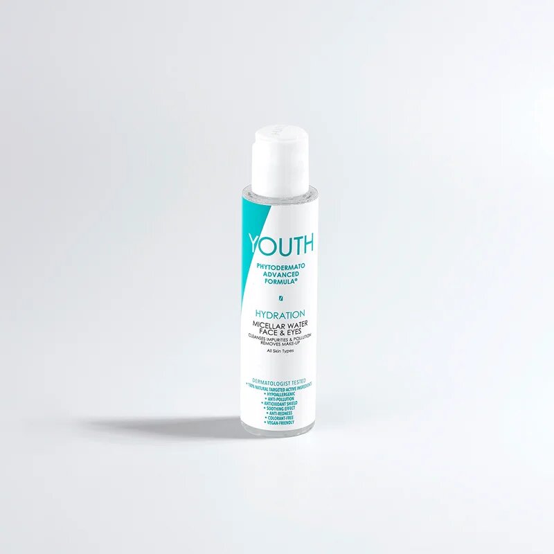 YOUTH Hydration Micellar Water Face & Eyes čistilna micelarna voda za obraz in oči 100 ml