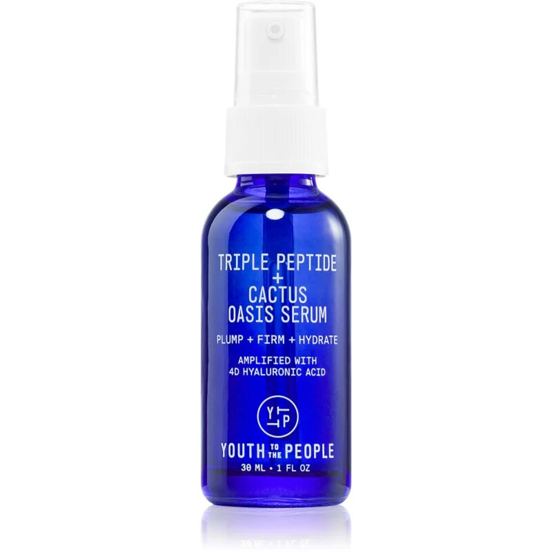 Youth To The People Oasis Triple Peptide + Cactus Serum serum za obraz za obraz in vrat 30 ml