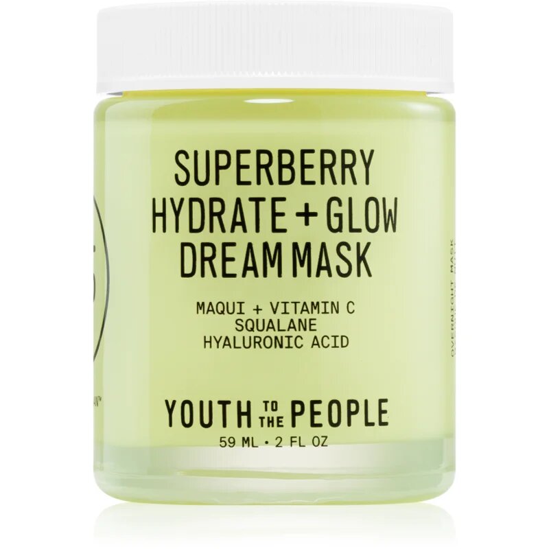 Youth To The People Superberry Hydrate + Glow Dream Mask maska za osvetljevanje kože in hidratacijo 59 ml