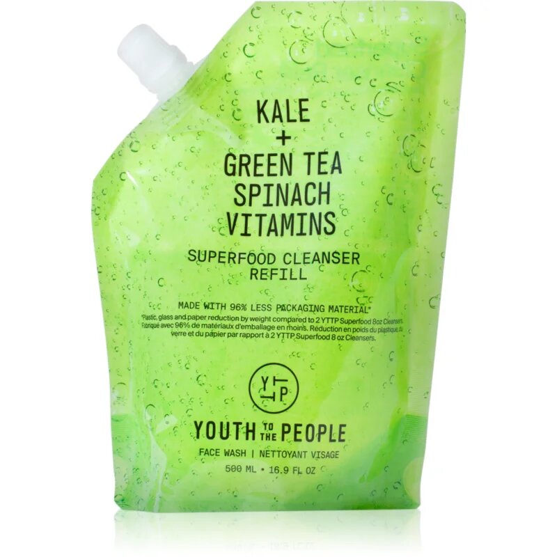 Youth To The People Superfood Cleanser čistilni gel nadomestno polnilo 500 ml