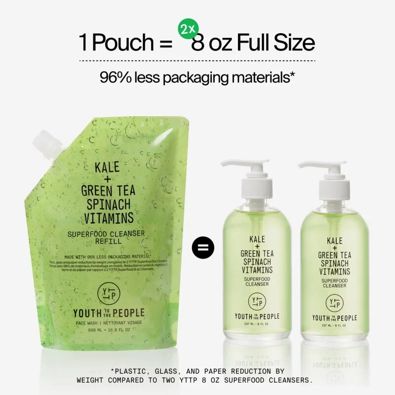Youth To The People Superfood Cleanser čistilni gel polnilni 237 ml