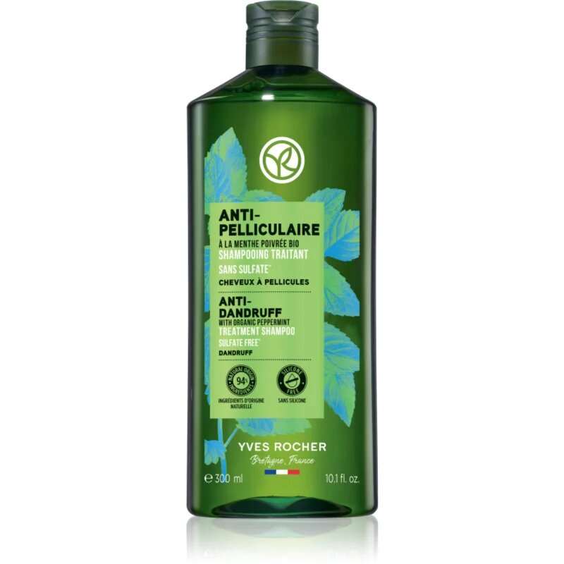 Yves Rocher ANTI-PELLICULAIRE šampon proti prhljaju 300 ml
