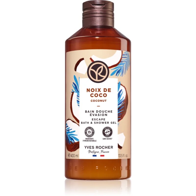 Yves Rocher Bain de Nature hranilni gel za prhanje Coconut 400 ml