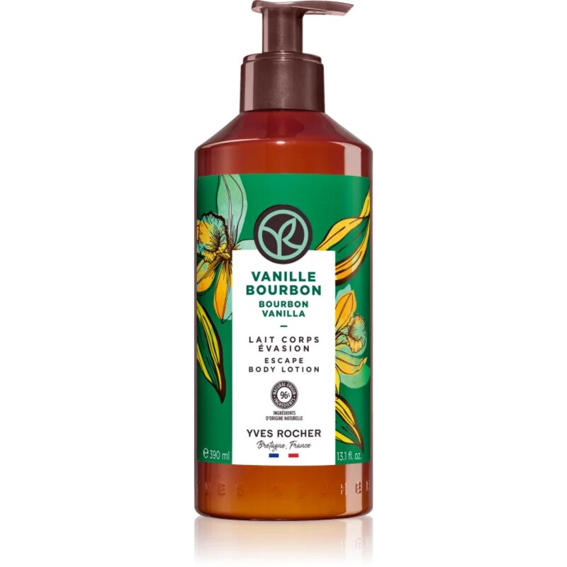 Yves Rocher Bain de Nature losjon za telo Bourbon Vanilla 390 ml