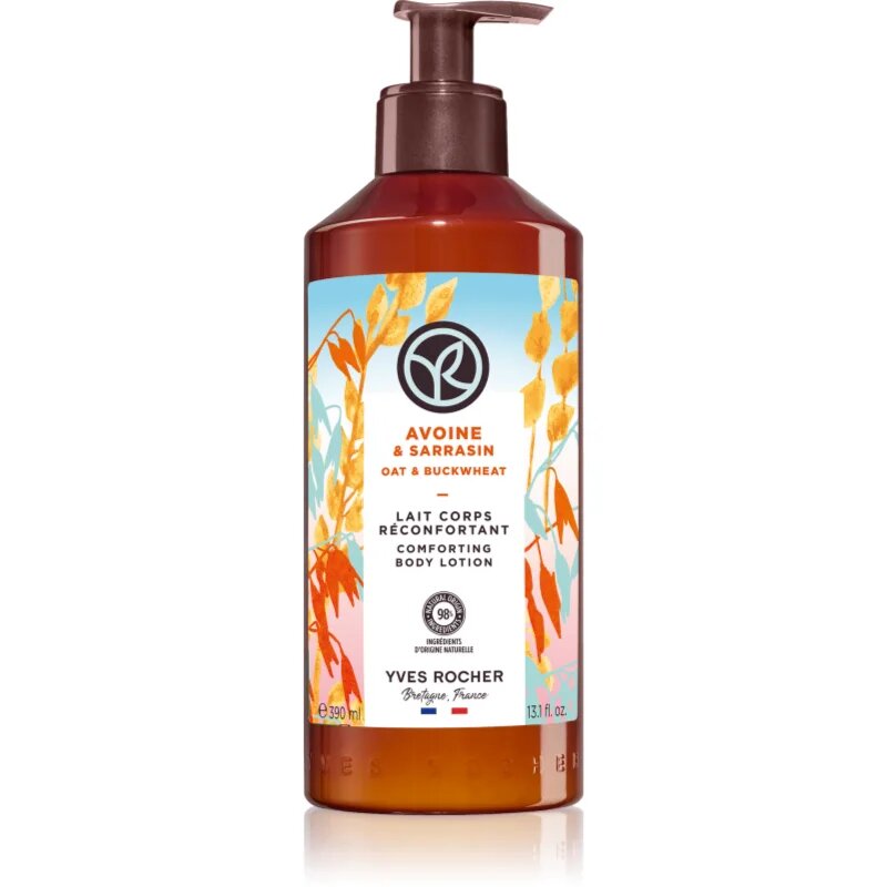 Yves Rocher Bain de Nature negovalni losjon za telo Oat & Buckwheat 390 ml