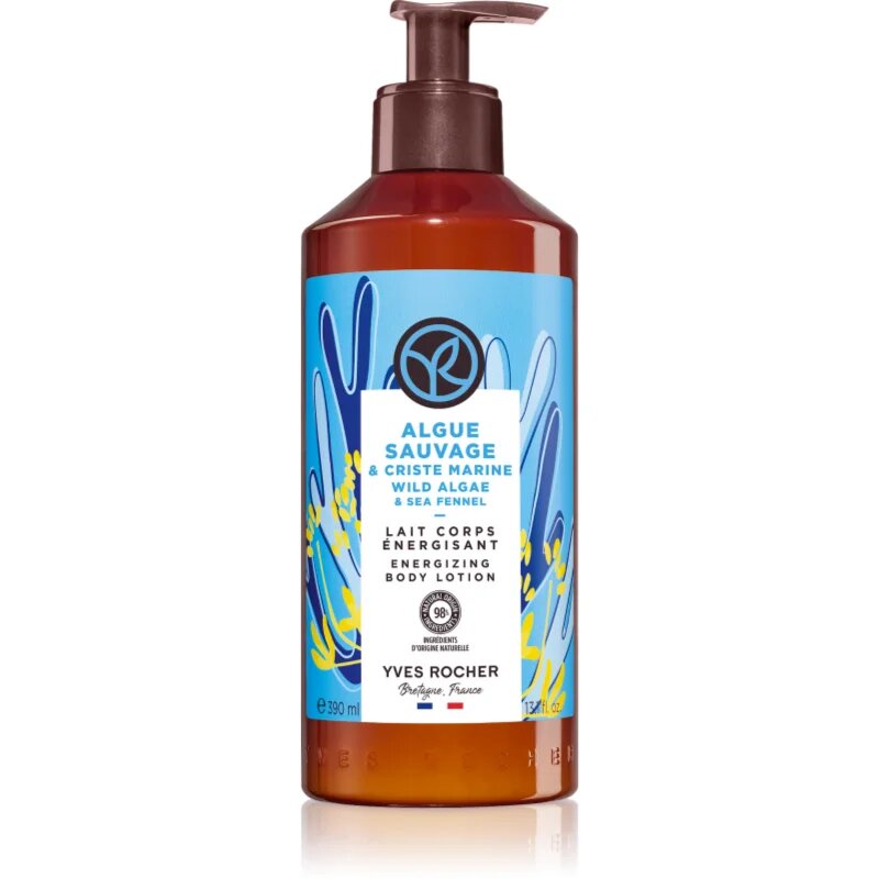 Yves Rocher Bain de Nature poživitveno mleko za telo Wild Algae & Sea Fennel 390 ml