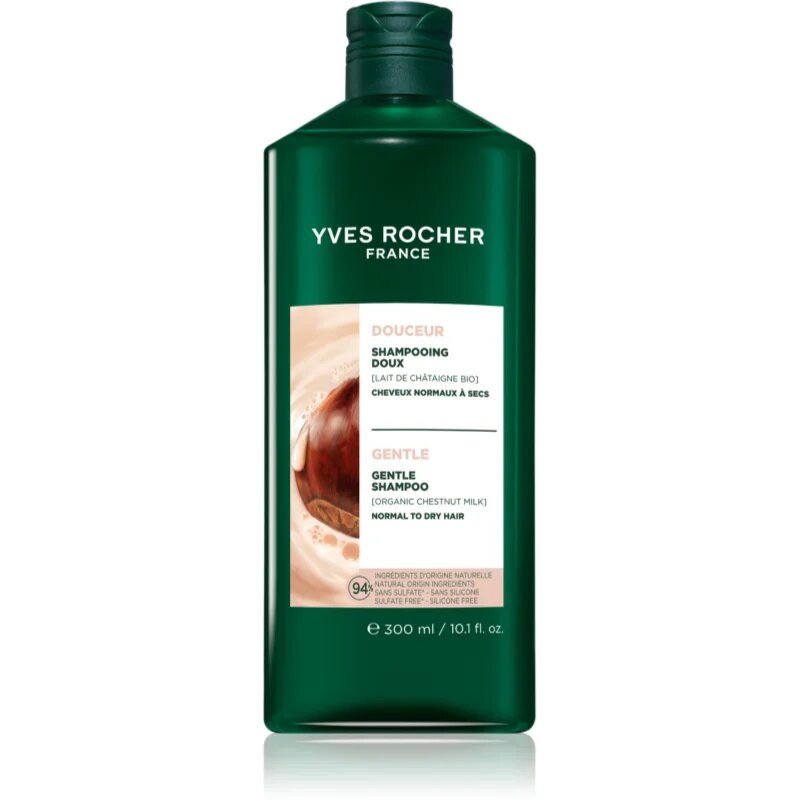 Yves Rocher Douceur nežni šampon with Organic Chestnut Milk 300 ml