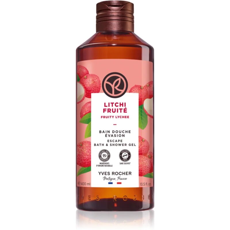 Yves Rocher Fruity Lichee gel za prhanje 400 ml
