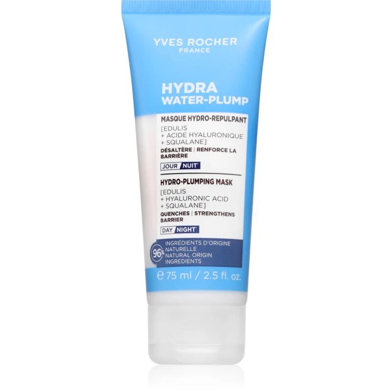 Yves Rocher Hydra Water-Plump vlažilna gladilna maska za dan in noč 75 ml