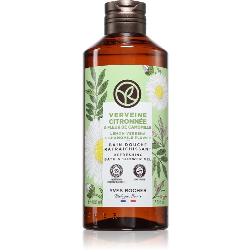 Yves Rocher Lemon Verbena & Chamomile Flower gel za prhanje dišave Lemon Verbena & Chamomile Flower 400 ml