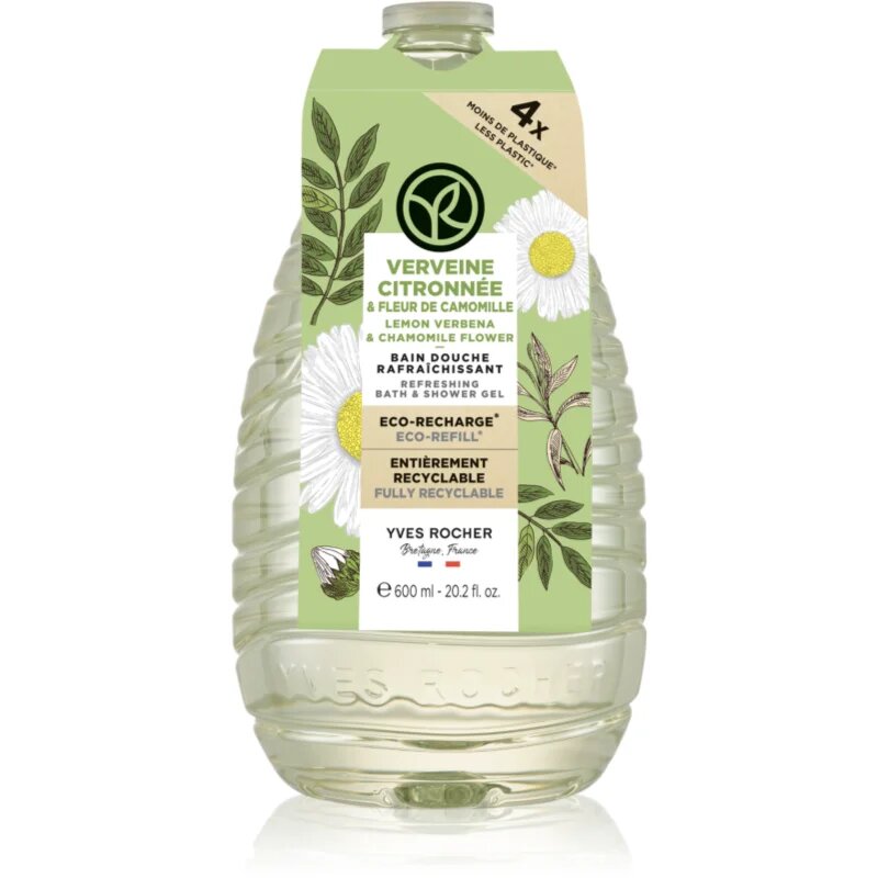 Yves Rocher Lemon Verbena & Chamomile Flower gel za prhanje dišave Lemon Verbena & Chamomile Flower 600 ml