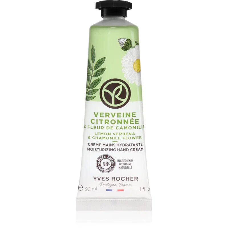 Yves Rocher Lemon Verbena & Chamomile Flower krema za roke dišave Lemon Verbena & Chamomile Flower 30 ml
