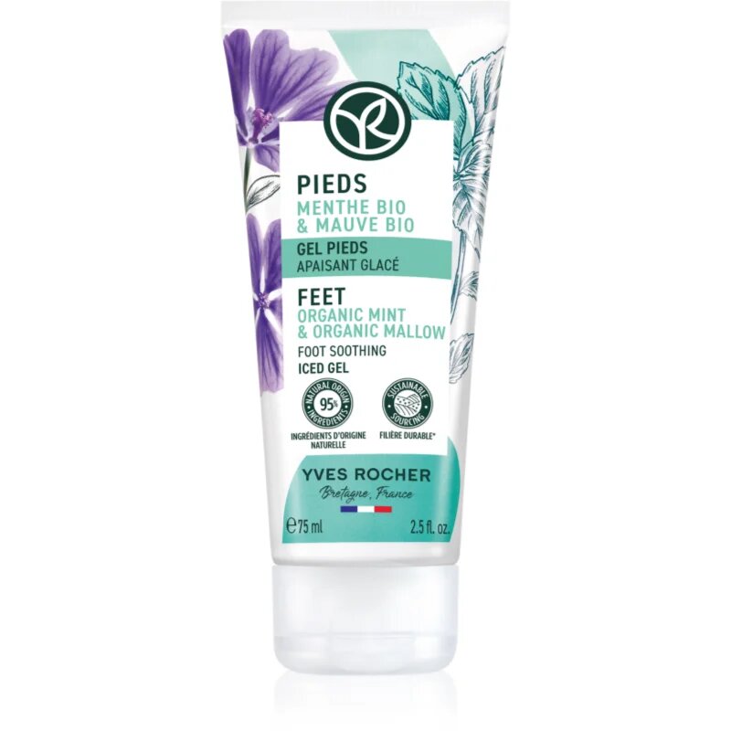 Yves Rocher Pieds hladilni gel za noge Organic Mint & 75 ml