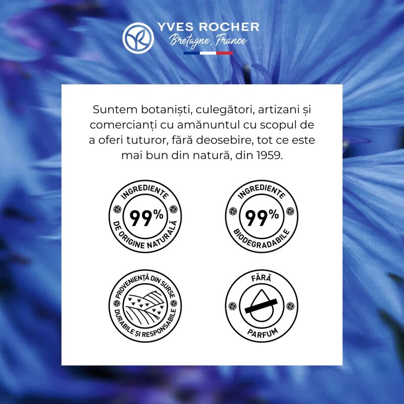 Yves Rocher Pur Bleuet čistilna voda za odstranjevanje ličil za občutljive oči 100 ml