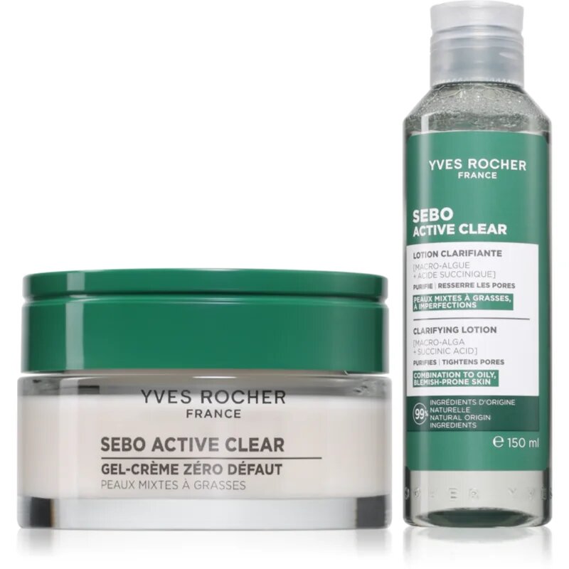 Yves Rocher Sebo Active Clear set za obraz