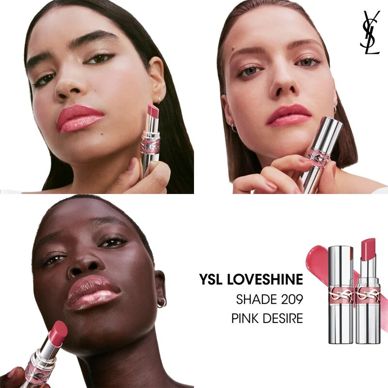 Yves Saint Laurent Loveshine Lipstick vlažilna sijoča šminka za ženske 209 Pink Desire 32 g